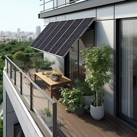 Optimierung der Solaranlage an Häusern auf der Nordseite