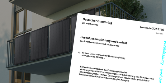 Balkonkraftwerke im Trend: Einfacher und schneller zur eigenen Solarenergie mit dem neuen Gesetzt
