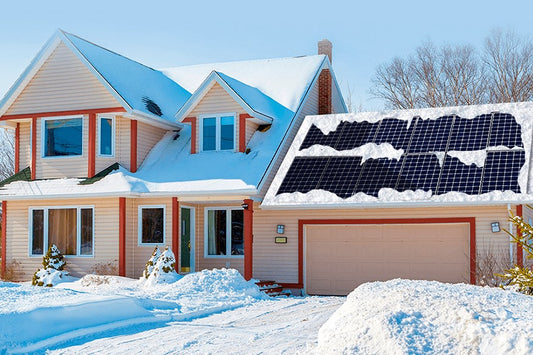 Solaranlage von Schnee befreien: Die besten Methoden 2024