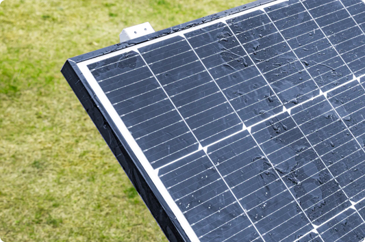 solarmodul sicher installiert und geschützt