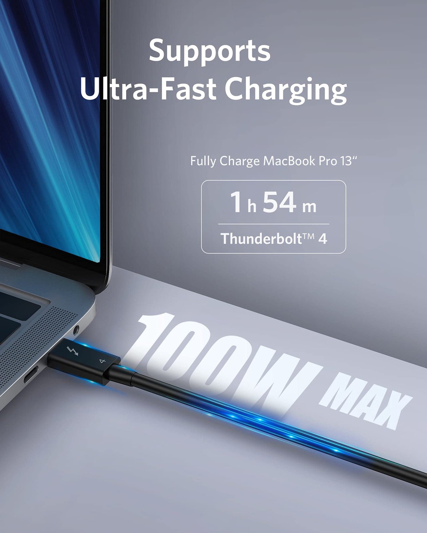 Anker USB-C auf USB-C Thunderbolt 4 100W Kabel (70cm)