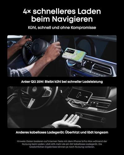 Anker Prime Kabelloses Kfz-Ladegerät (MagGo, AirCool, Pad)
