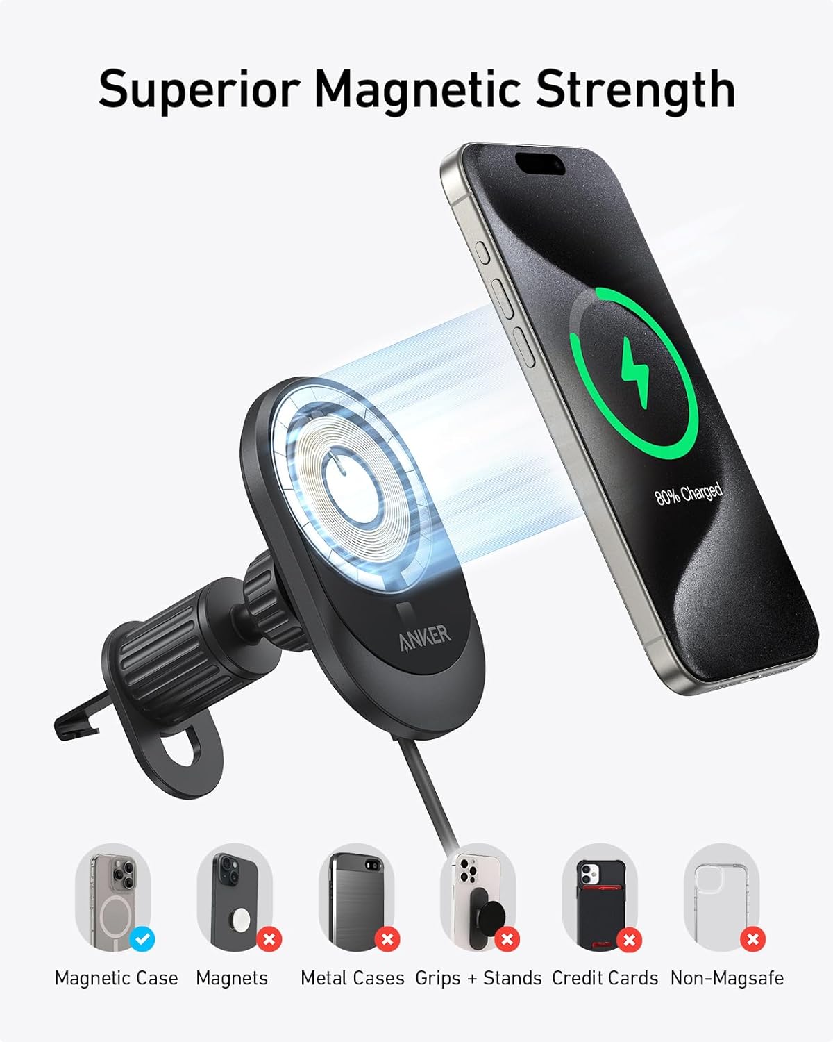 Anker Magnetisches Kabelloses Ladegerät
