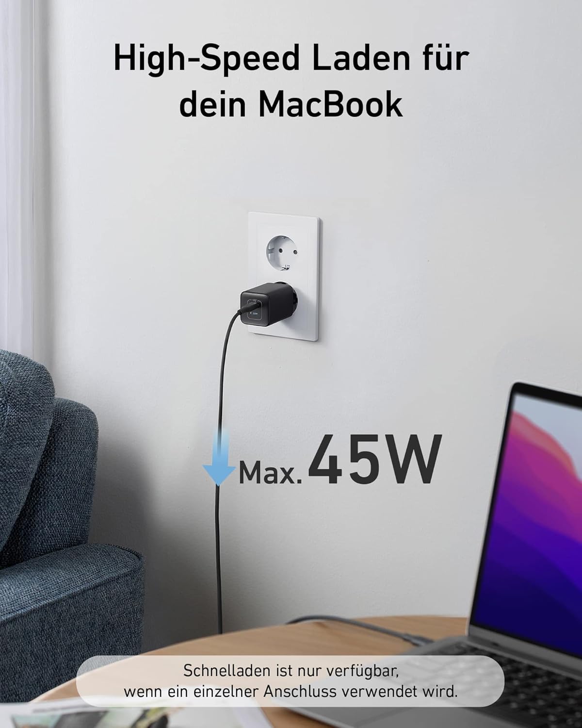Anker <b>523</b> Ladegerät (Nano 3, 47W)