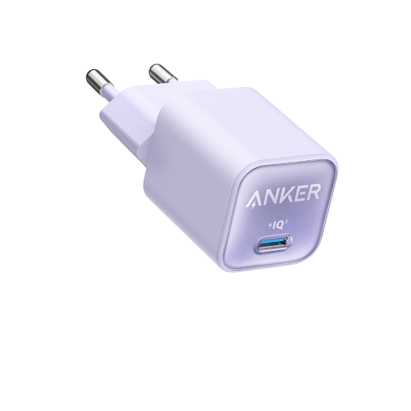 Anker <b>511</b> Ladegerät (Nano 3, 30W) + Anker <b>543</b> USB-C auf USB-C Kabel (Bio)