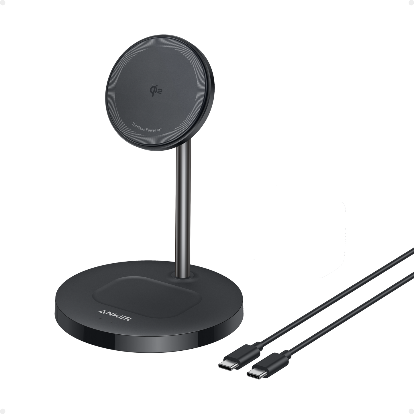 Anker MagGo Wireless Ladegerät (2-in-1 Ständer)+Anker Nano USB-C Wandladegerät (30W)