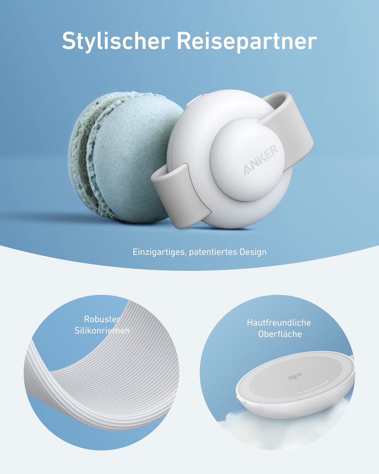 Anker MagGo kabellose Ladestation (3-in-1, Faltbares Ladepad) | Exklusives Livestream-Angebot