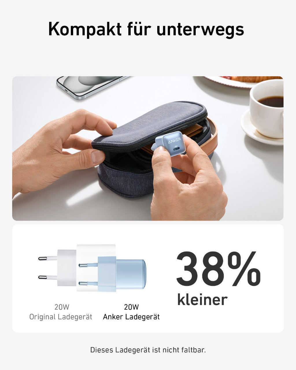 Refurbished Anker Nano Ladegerät (20W)