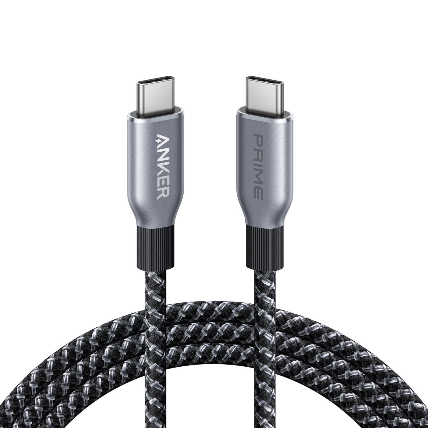 Anker Prime USB-C auf USB-C Kabel (240W, Upcycled-Flechtdesign, 1.8m)+Anker Prime USB-C auf USB-C Kabel (240W, Upcycled-Flechtdesign, 0.9m)