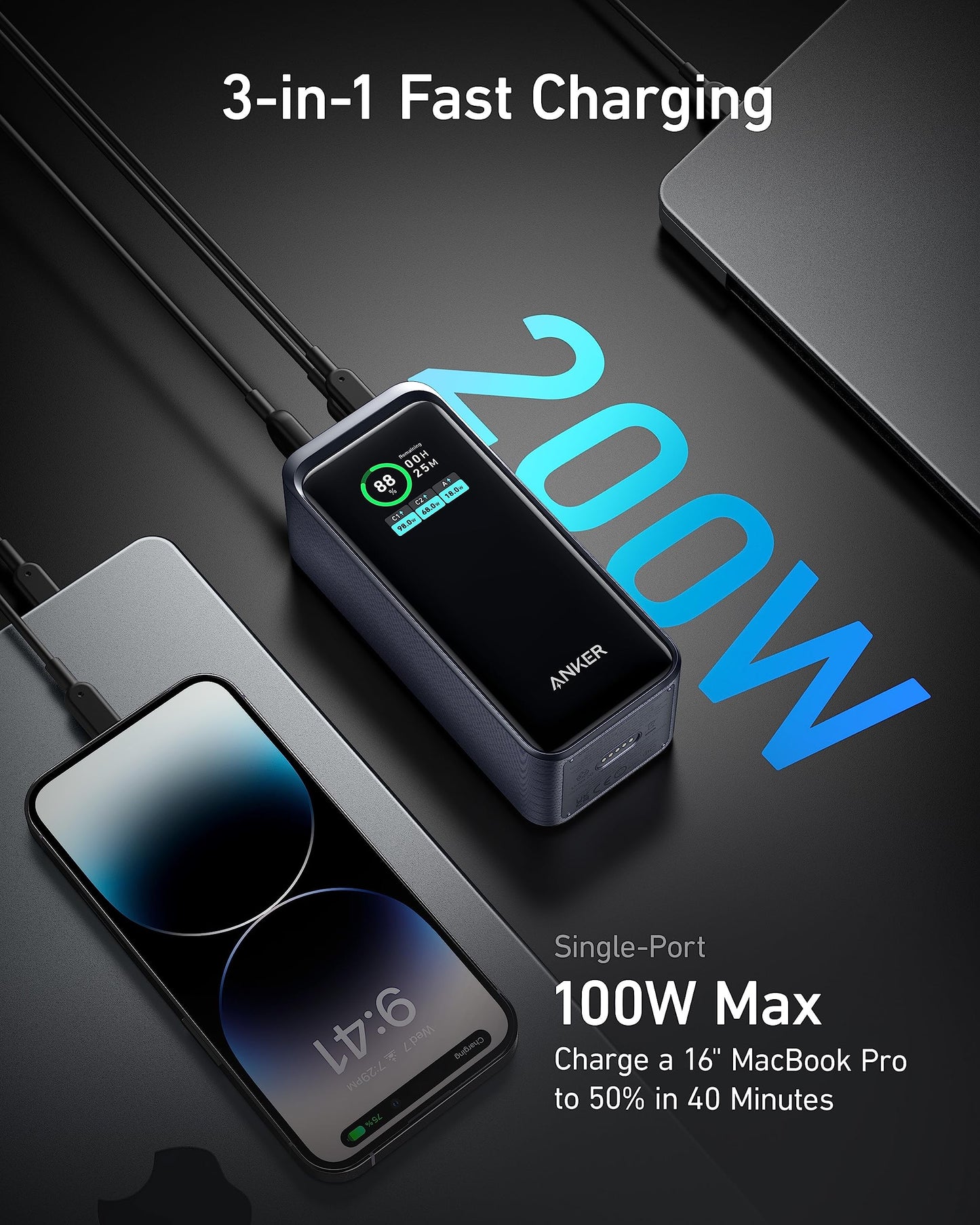 Anker Prime 20.000mAh Powerbank (200W)