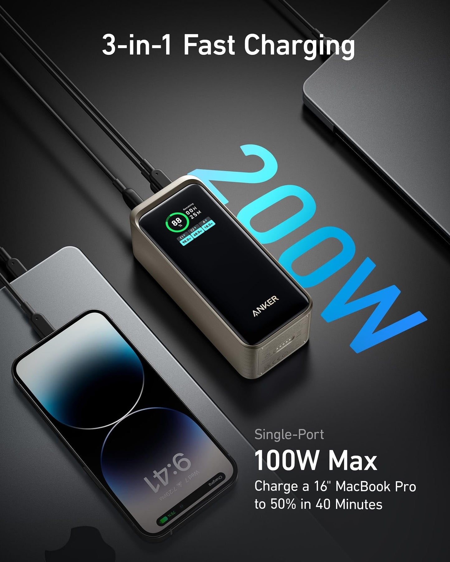 Anker Prime 20.000mAh Powerbank (200W)