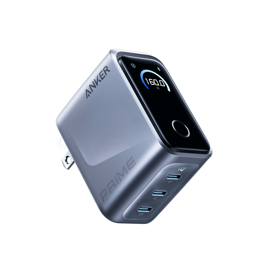 Anker Prime Ladegerät (160W, 3 Ports, GaNPrime)