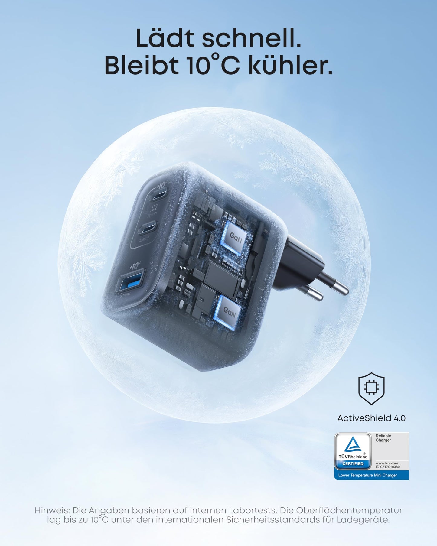 Anker Nano Ladegerät (70W, 3 Ports)