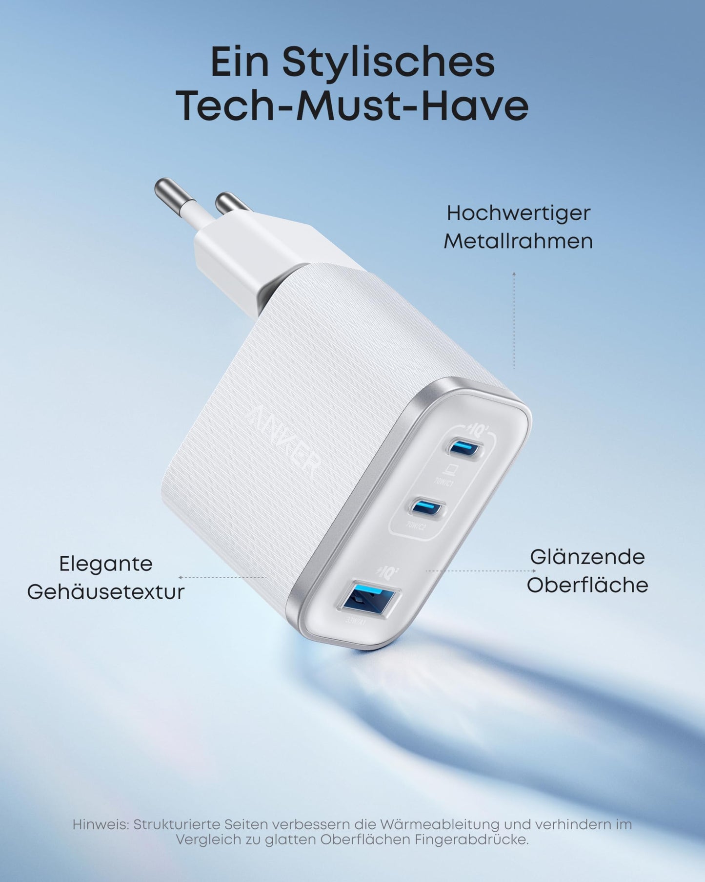 Anker Nano Ladegerät (70W, 3 Ports)