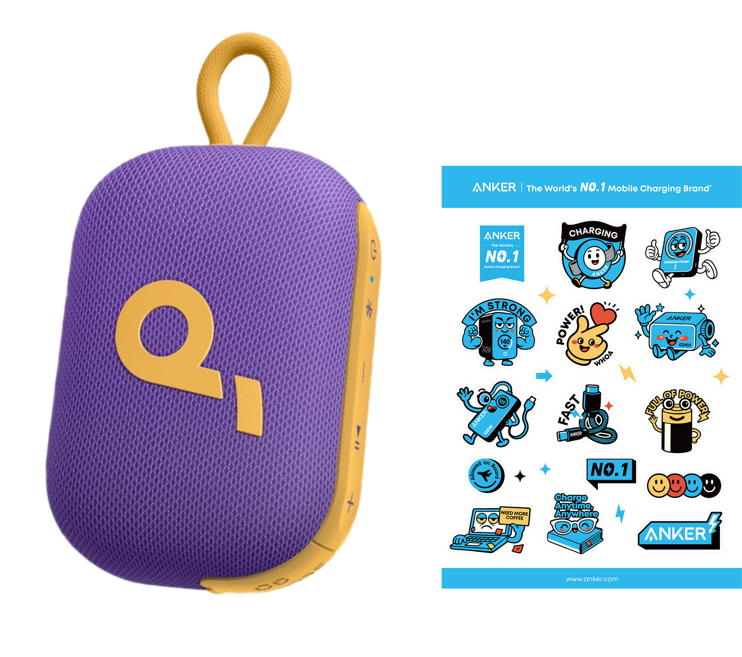 soundcore Select 4 Go | Kleiner Lautsprecher mit kräftigem Sound+Sticker für Studis gratis dazu!