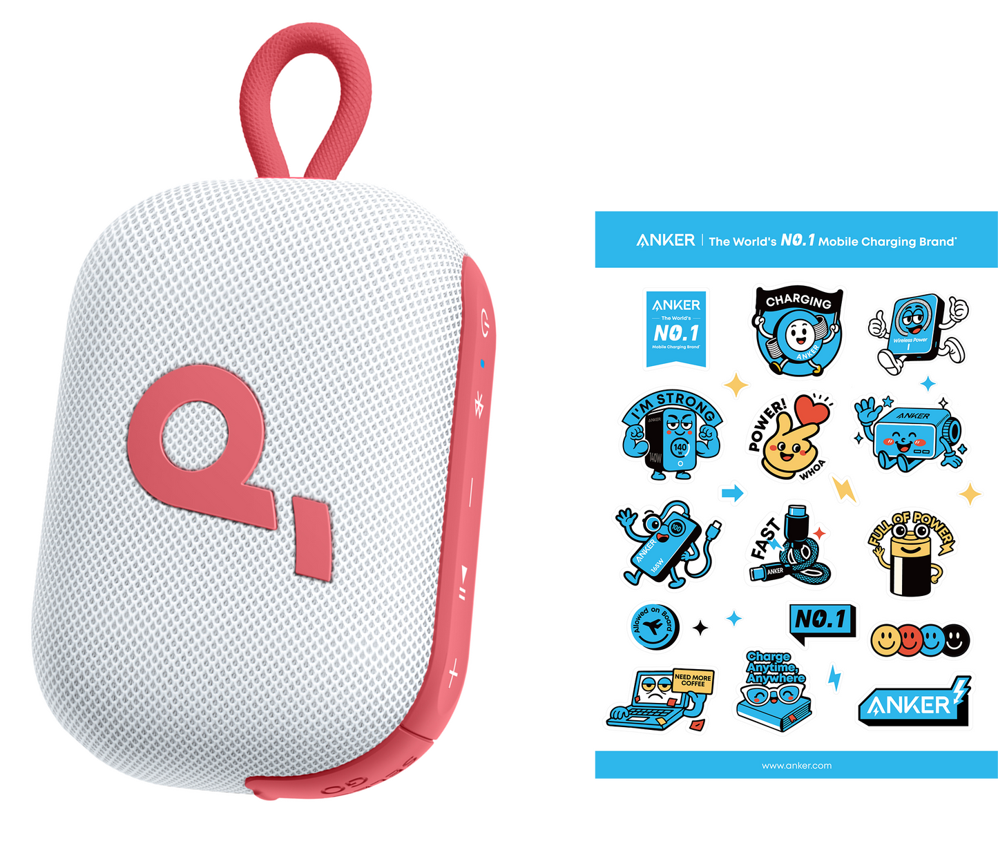 soundcore Select 4 Go | Kleiner Lautsprecher mit kräftigem Sound+Sticker für Studis gratis dazu!