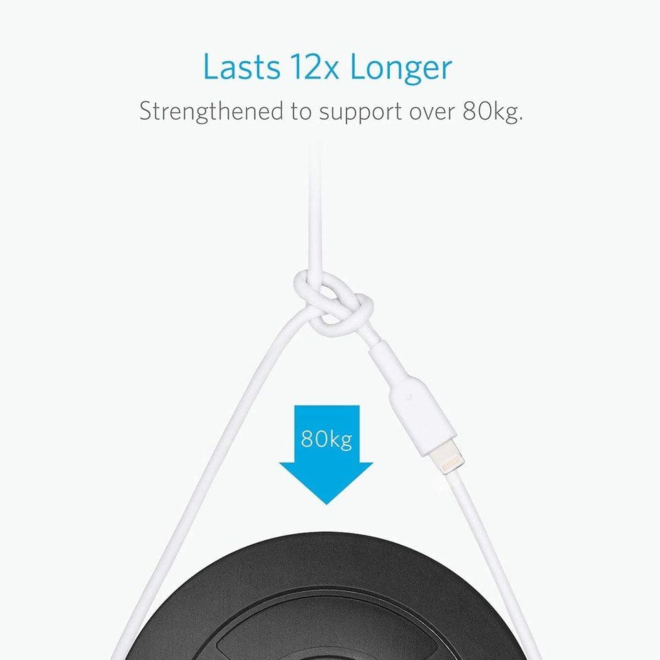 Anker <b>321</b> USB-A auf Lightning Kabel (0,9m / 1,8m)