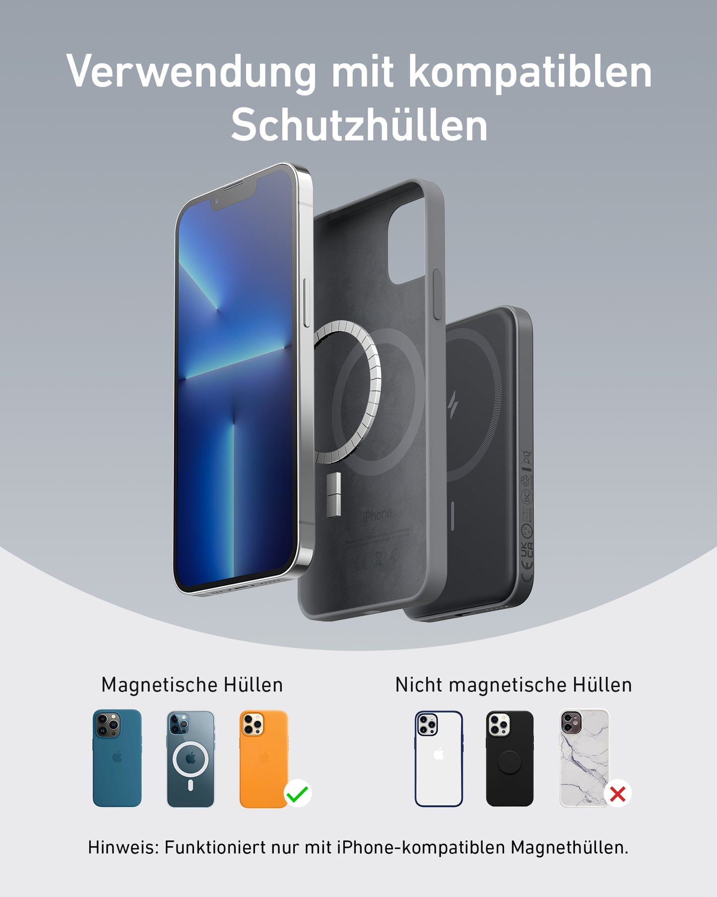 Anker <b>621</b> Magnetische Powerbank (MagGo)