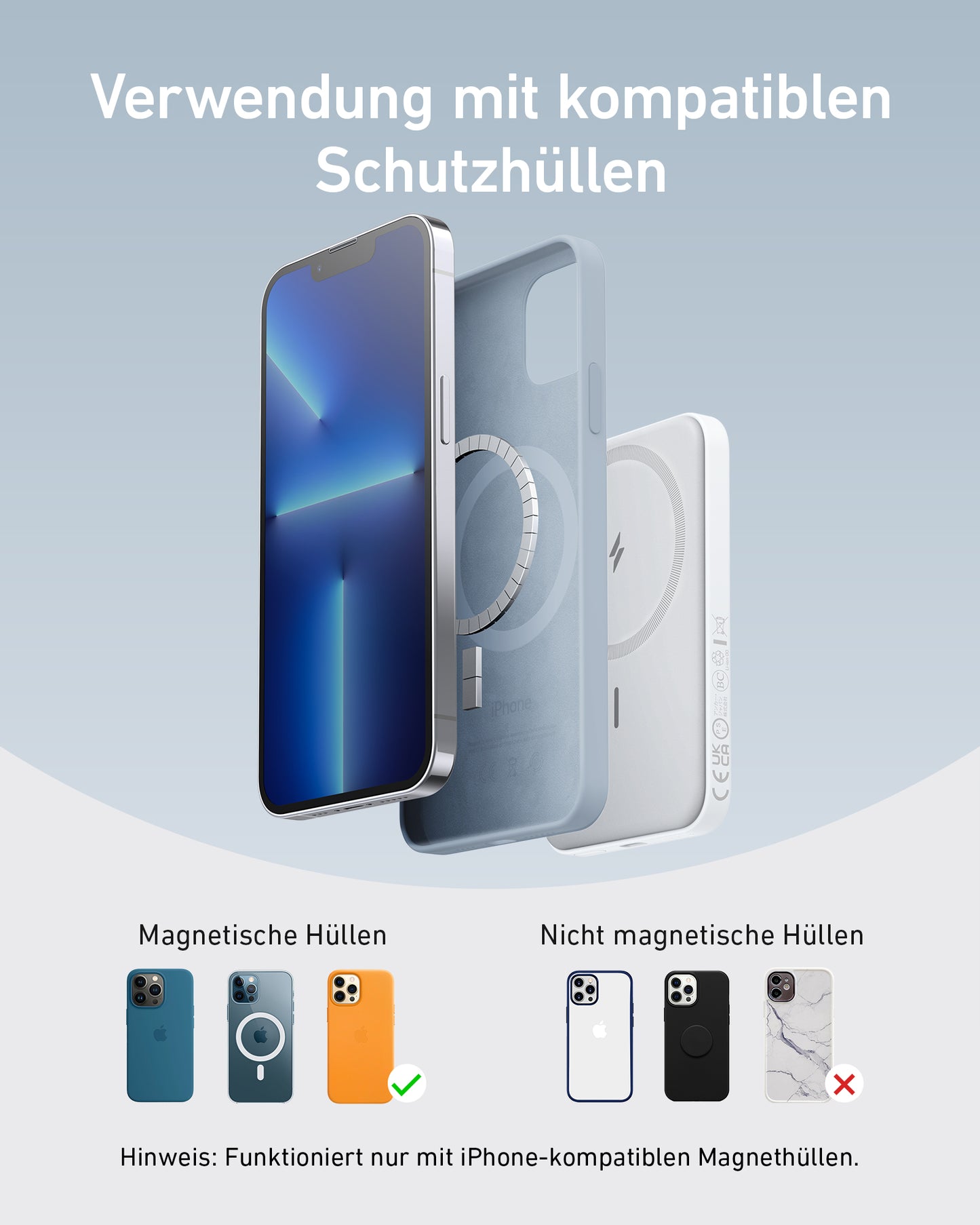 Anker <b>621</b> Magnetische Powerbank (MagGo)