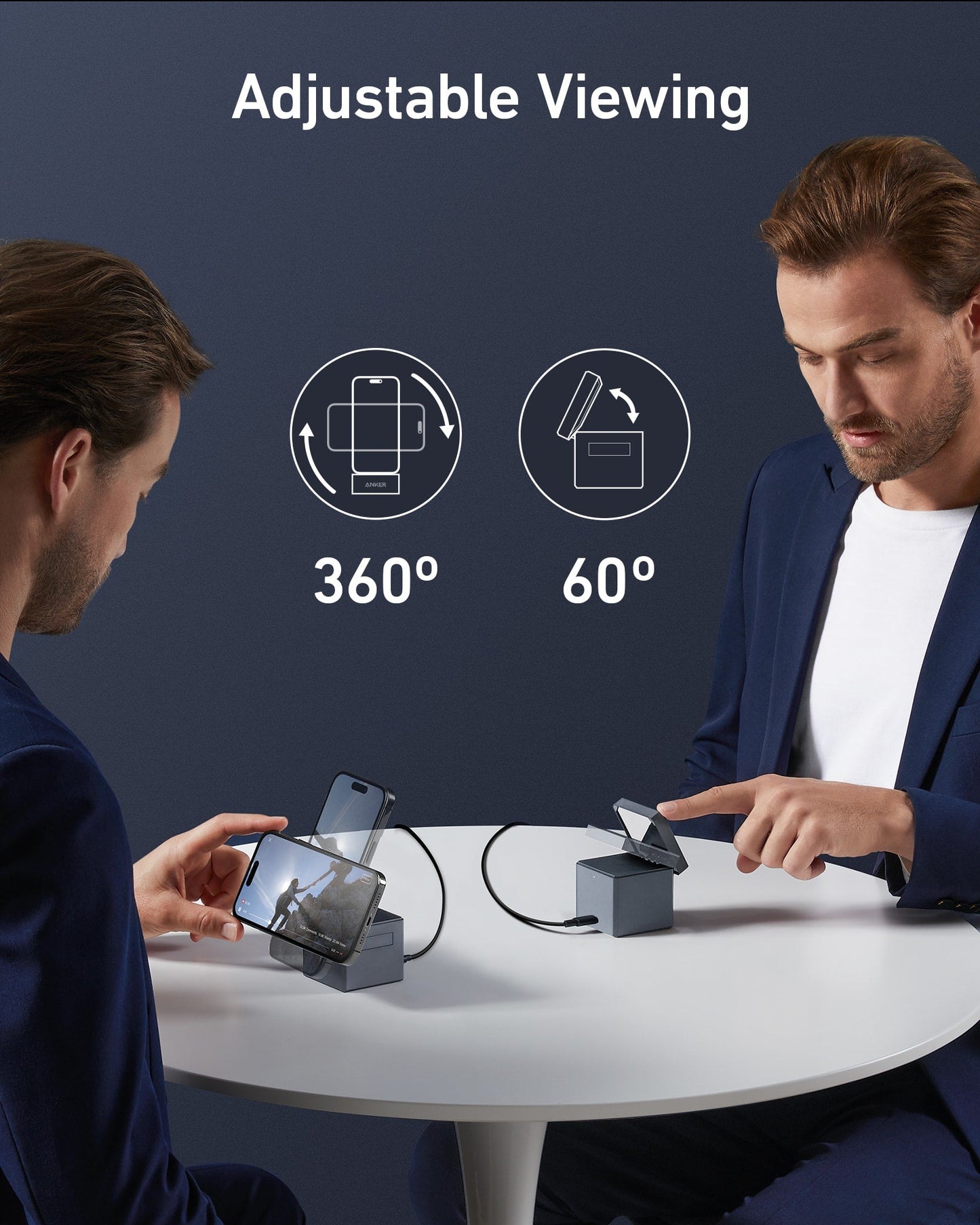 Anker 3-in-1 Ladewürfel mit MagSafe