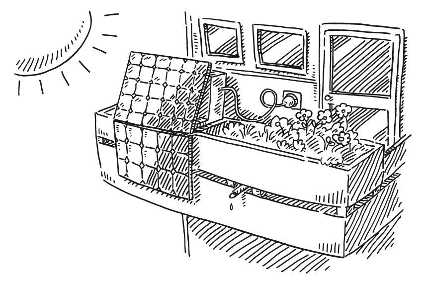 Solaranlagen auf dem Balkon
