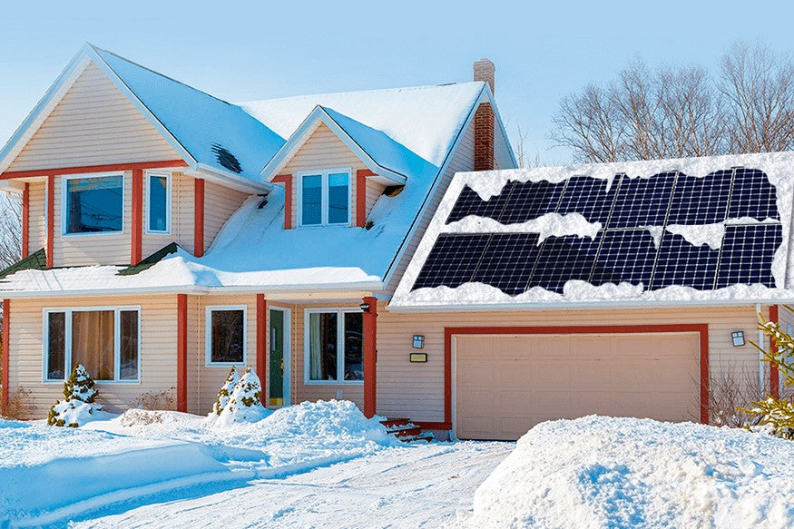 Solaranlage von Schnee befreien: Die besten Methoden 2024