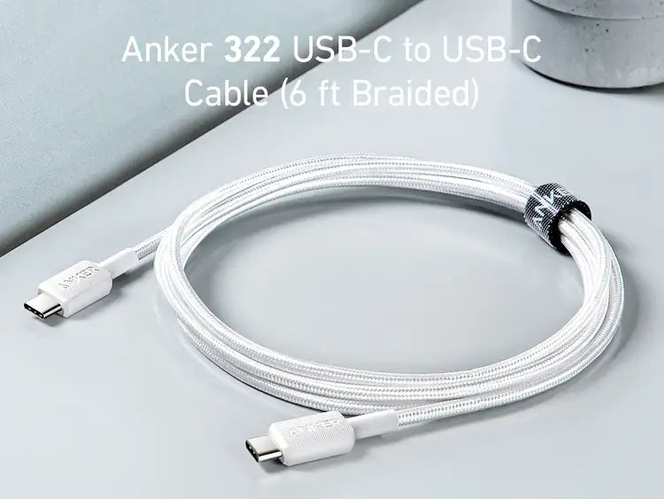 Anker 322 USB-C auf USB-C Kabel (180cm, Geflochten)