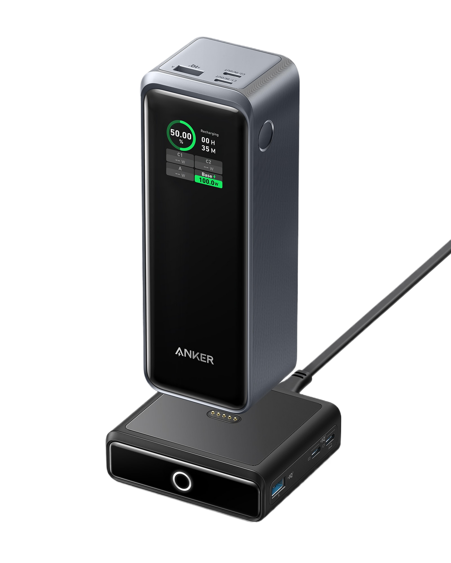 Anker Prime 27,650mAh Power Bank (250W) with 100W Charging Base