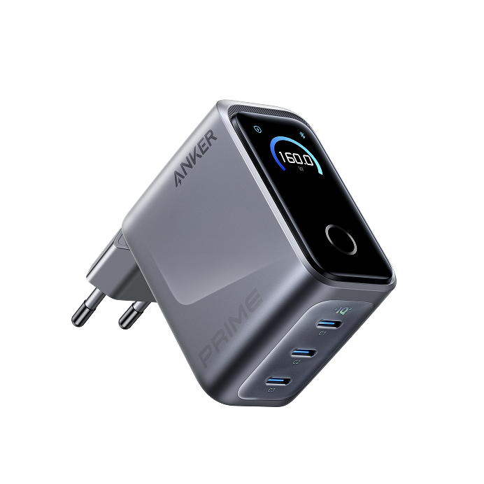 Anker Prime Ladegerät (160W, 3 Ports, GaNPrime）