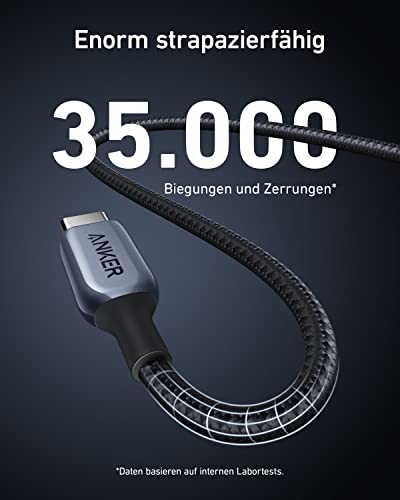 Anker &lt;b&gt;765&lt;/b&gt; USB-C auf USB-C Kabel (140W Nylon)