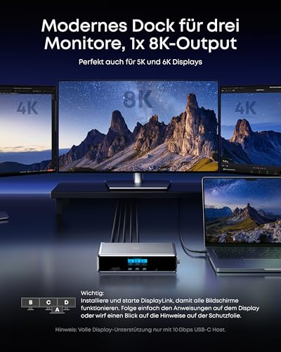 Anker Prime Docking Station (14-in-1, Dreifach-Display, MST)