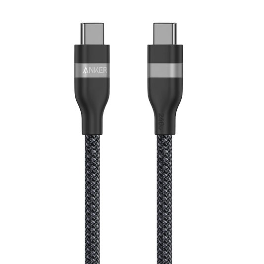 Anker USB-C auf USB-C Kabel (90cm/180cm, 240W, Upcycled-Geflochten)