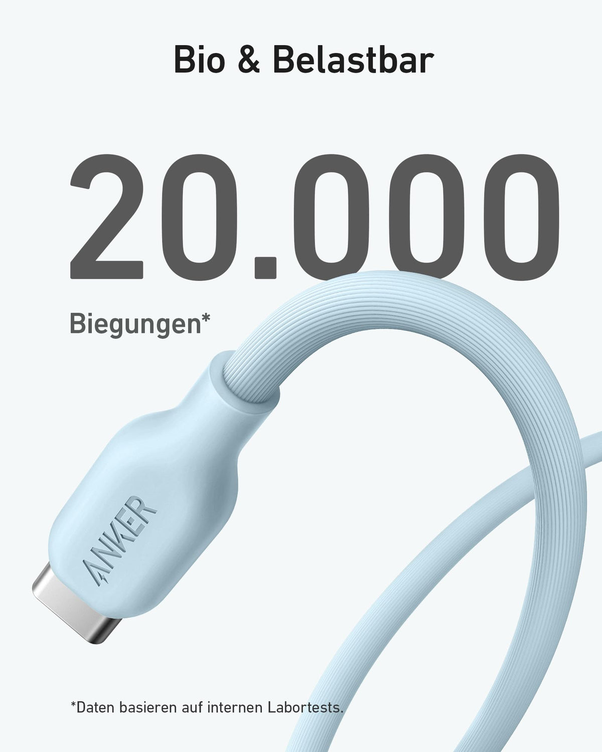 Anker &lt;b&gt;543&lt;/b&gt; USB-C auf USB-C Kabel (Bio)
