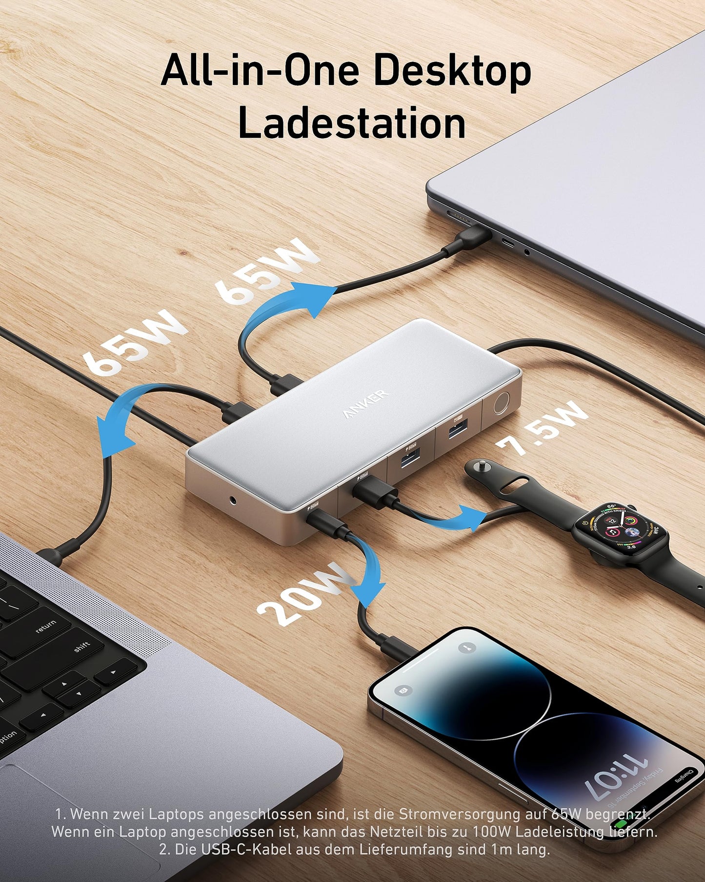 Anker 554 USB-C Docking Station (KVM-Switch)