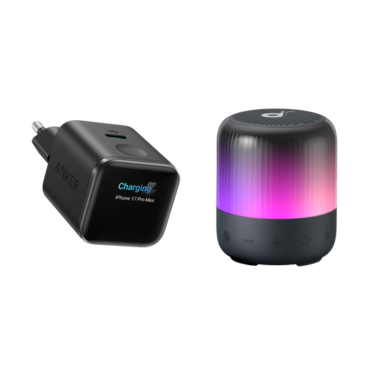 Anker Nano Ladegerät + soundcore Glow Mini