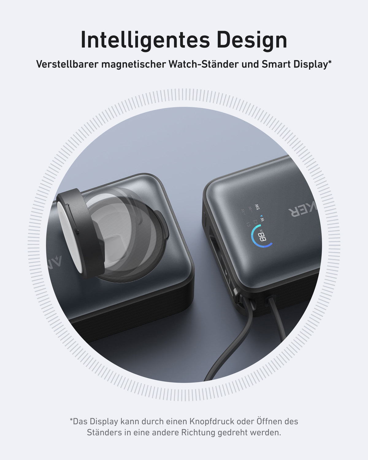 Anker MagGo Powerbank (10.000mAh, 35W, für Apple Watch)