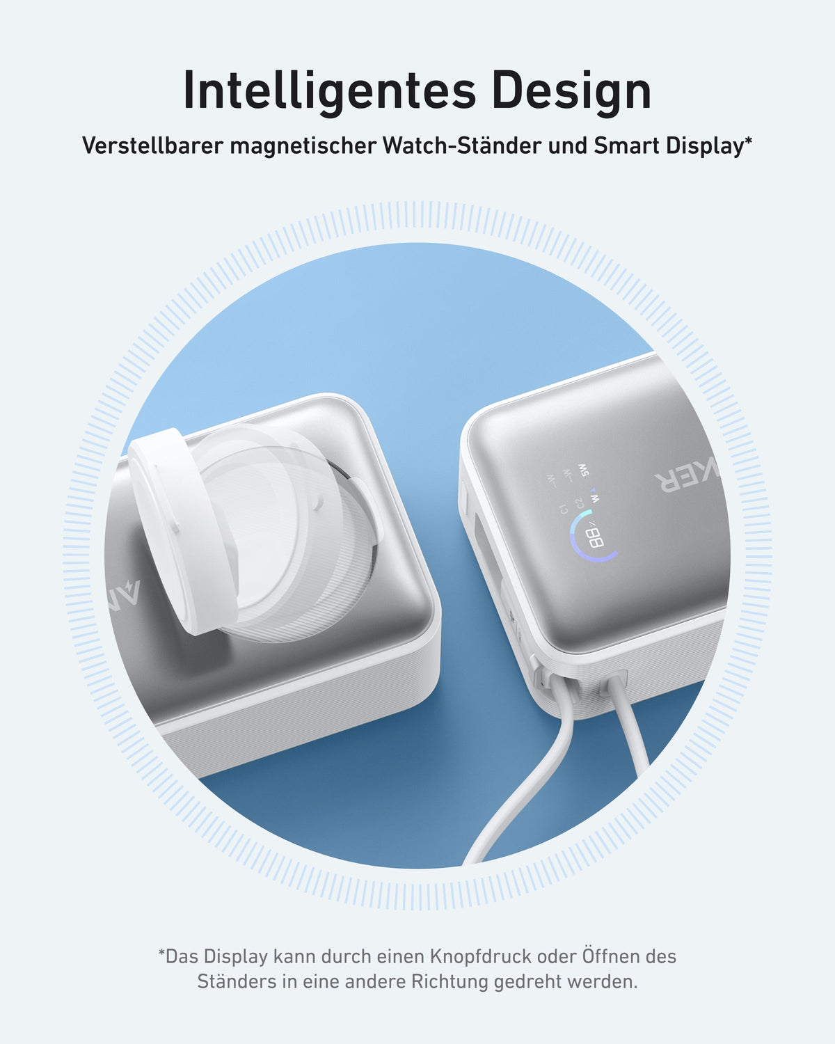 Anker MagGo Powerbank (10.000mAh, 35W, für Apple Watch) | Exklusives Livestream-Angebot