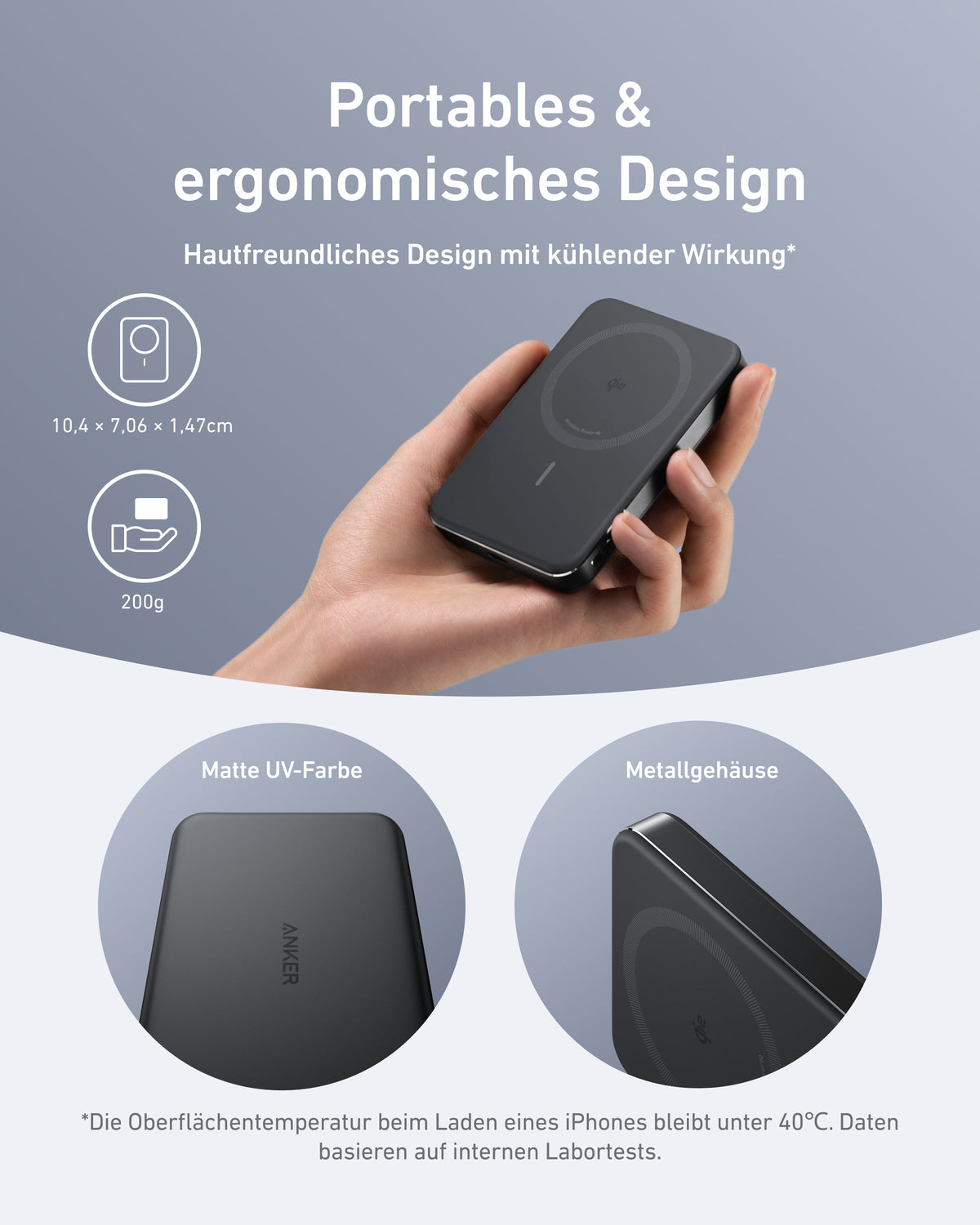 Anker MagGo Powerbank (10.000mAh, Slim) | Exklusives Livestream-Angebot