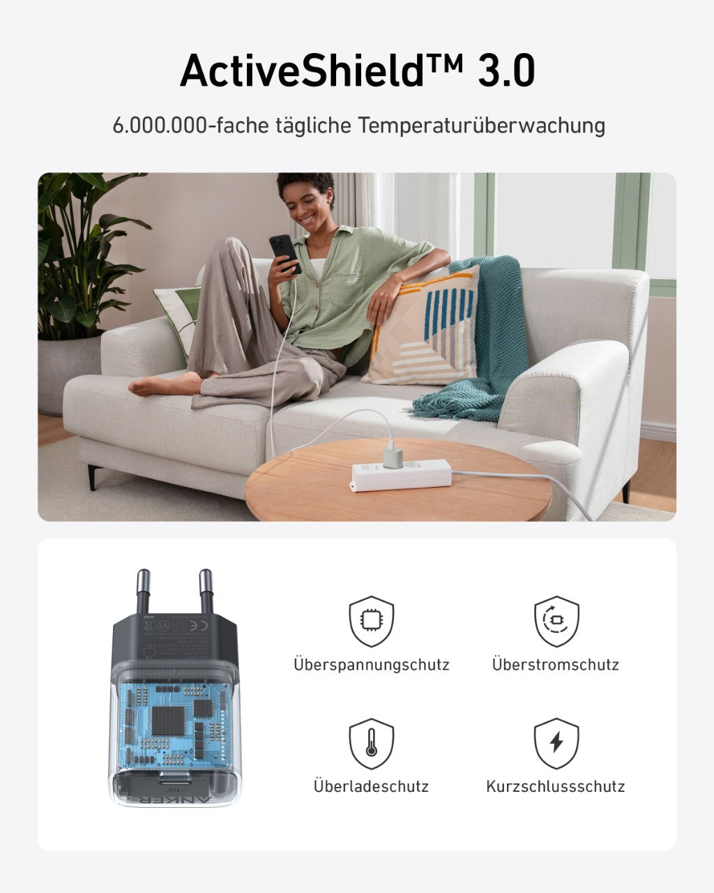 Anker Nano USB-C Wandladegerät (30W)
