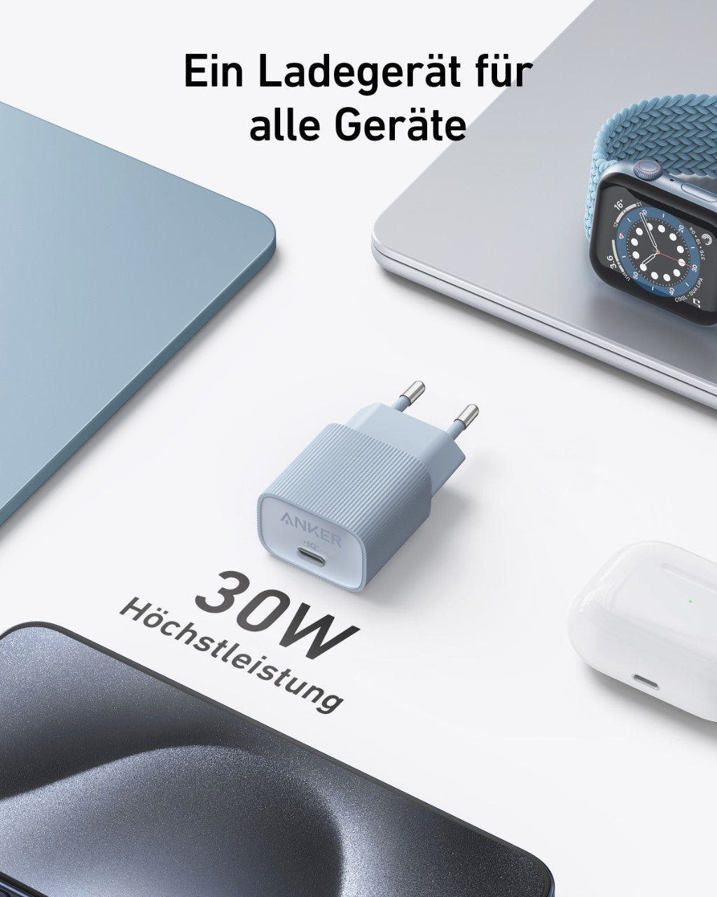 Anker Nano USB-C Wandladegerät (30W)