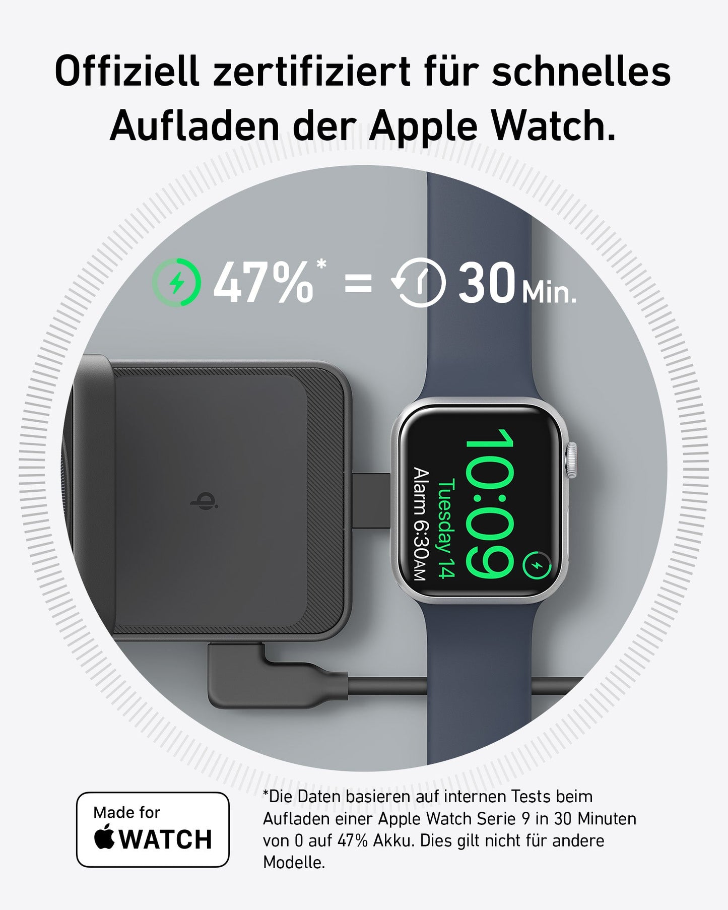 Anker MagGo Kabellose Ladestation (Faltbar 3-in-1)