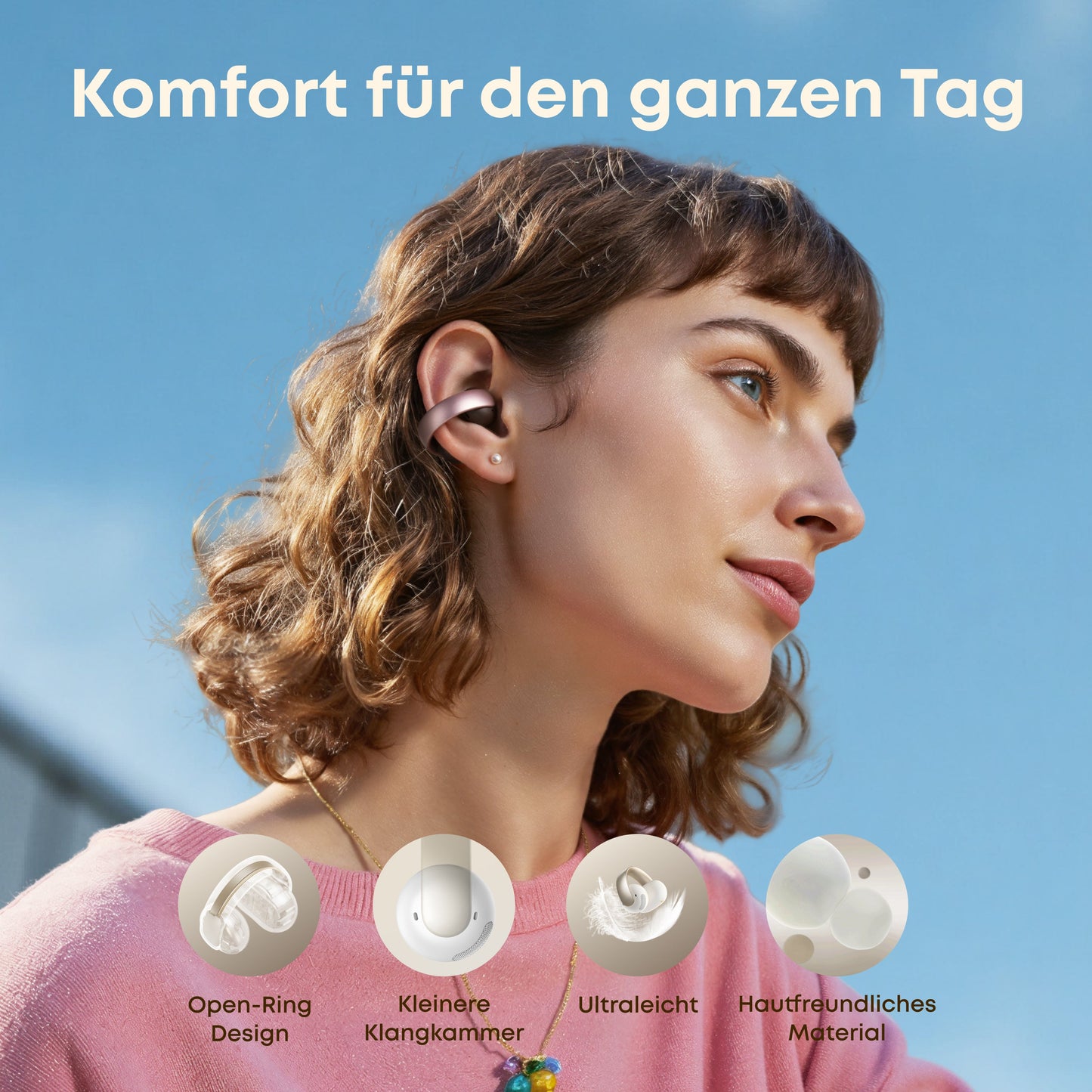 soundcore AeroClip | Open-Ear Clip-Earbuds mit adaptivem Komfort
