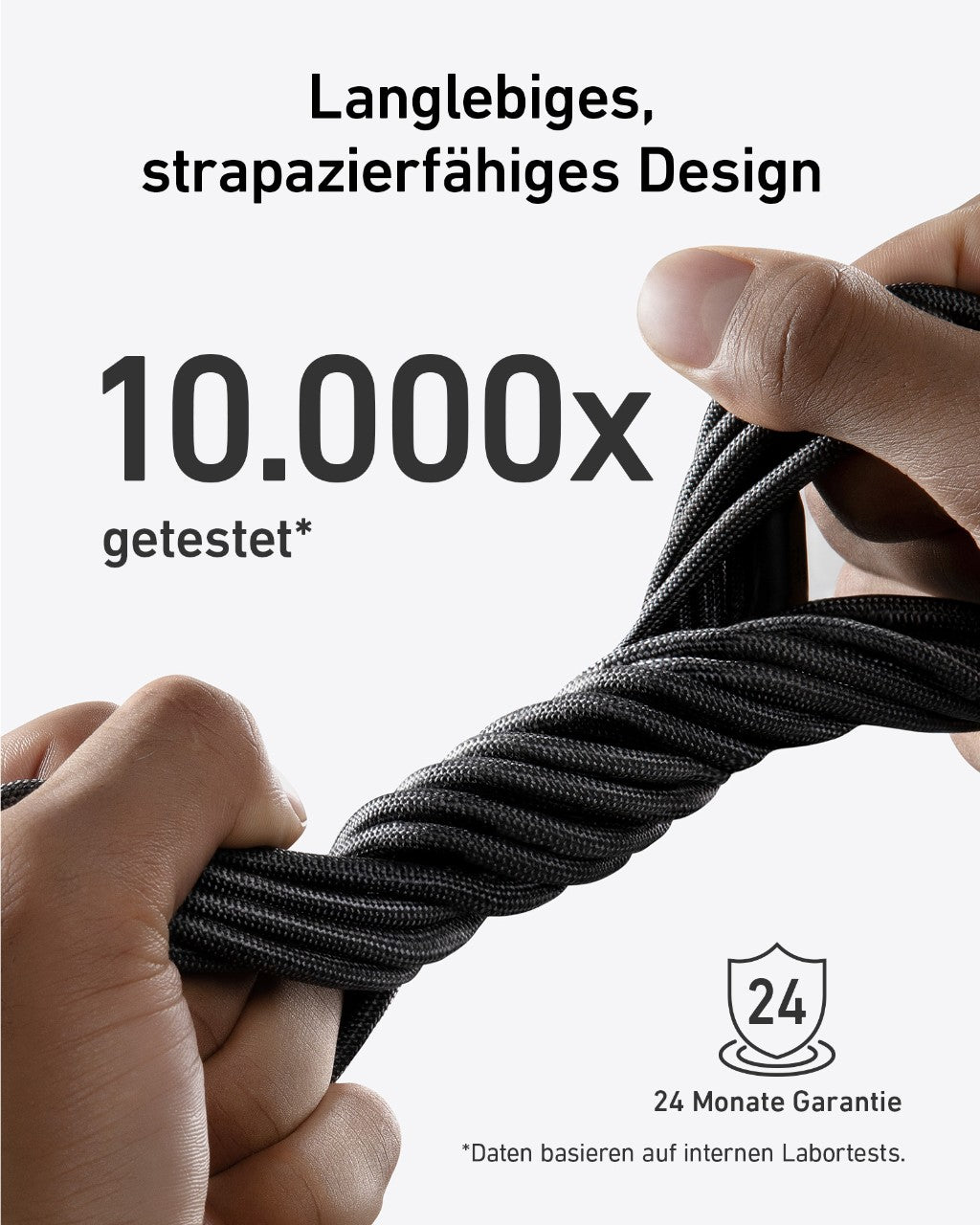 Anker &lt;b&gt;543&lt;/b&gt; USB-C auf USB-C Kabel (Bio-Nylon)