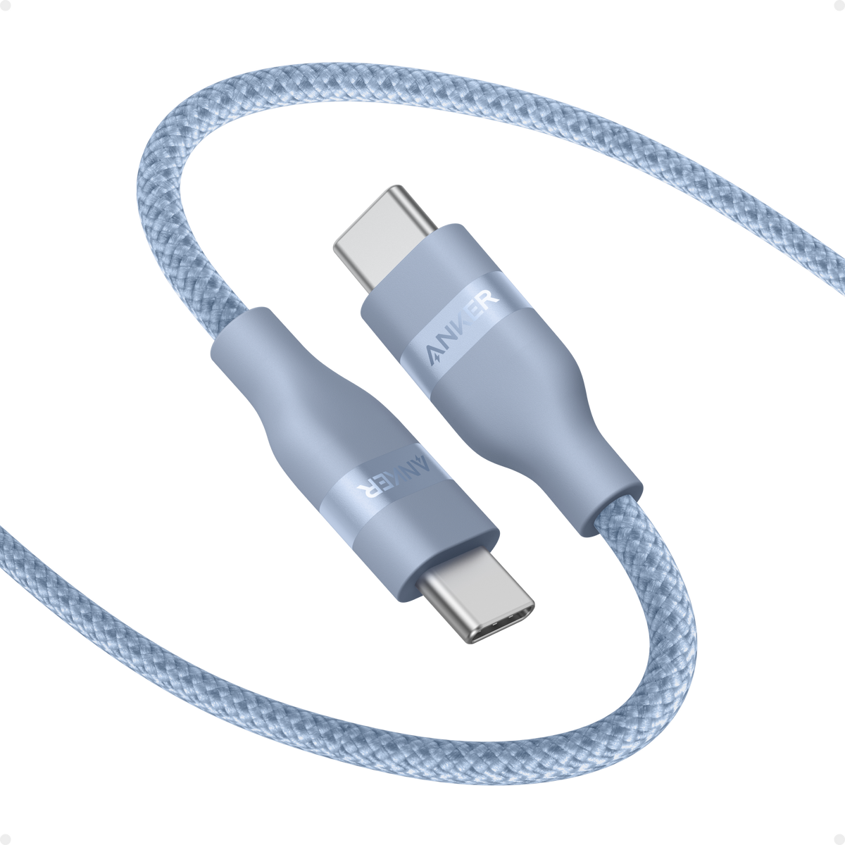 Anker USB-C auf USB-C Kabel (90cm/180cm, 240W, Upcycled-Geflochten)+Sticker für Studis gratis dazu!