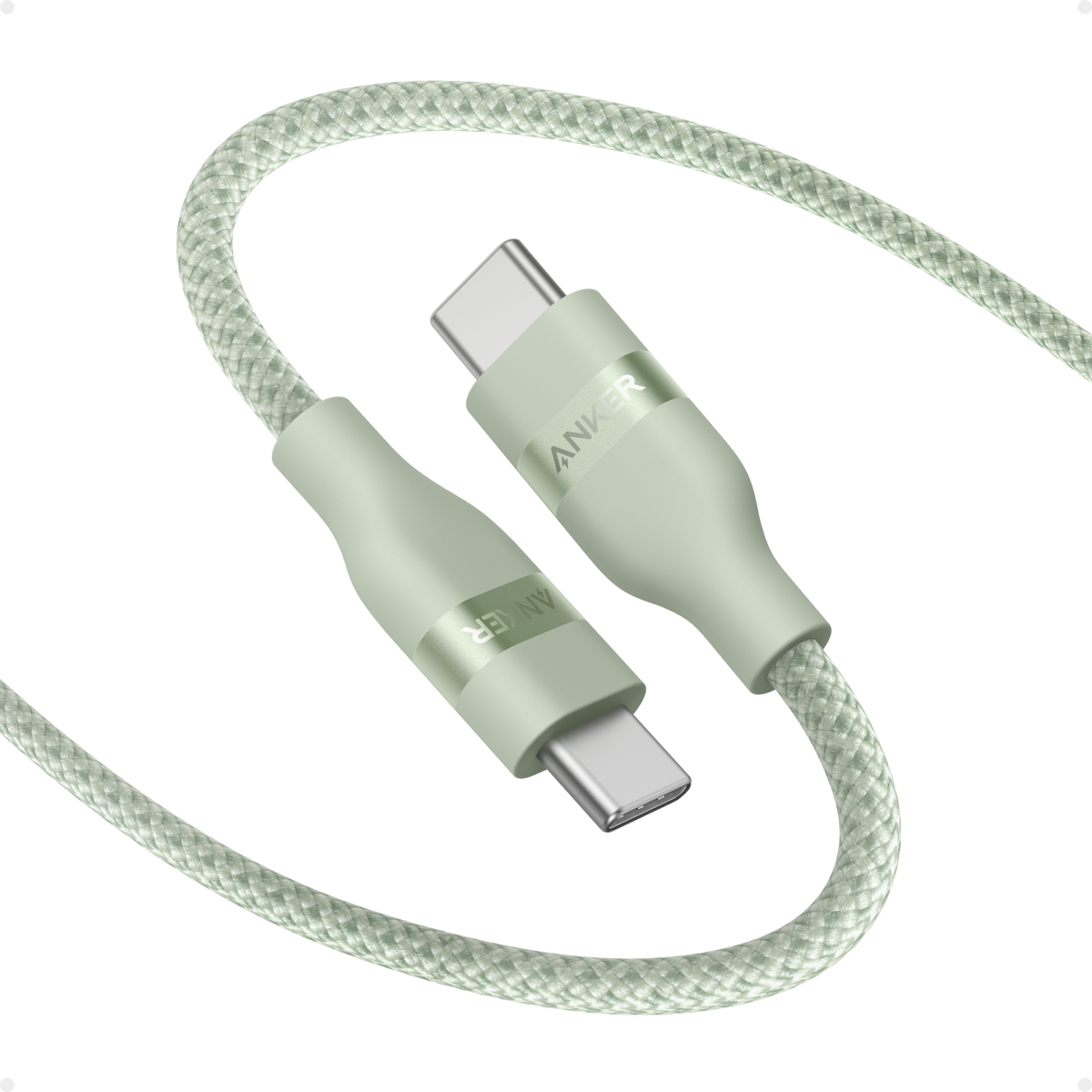 Anker USB-C auf USB-C Kabel (90cm/180cm, 240W, Upcycled-Geflochten)+Sticker für Studis gratis dazu!