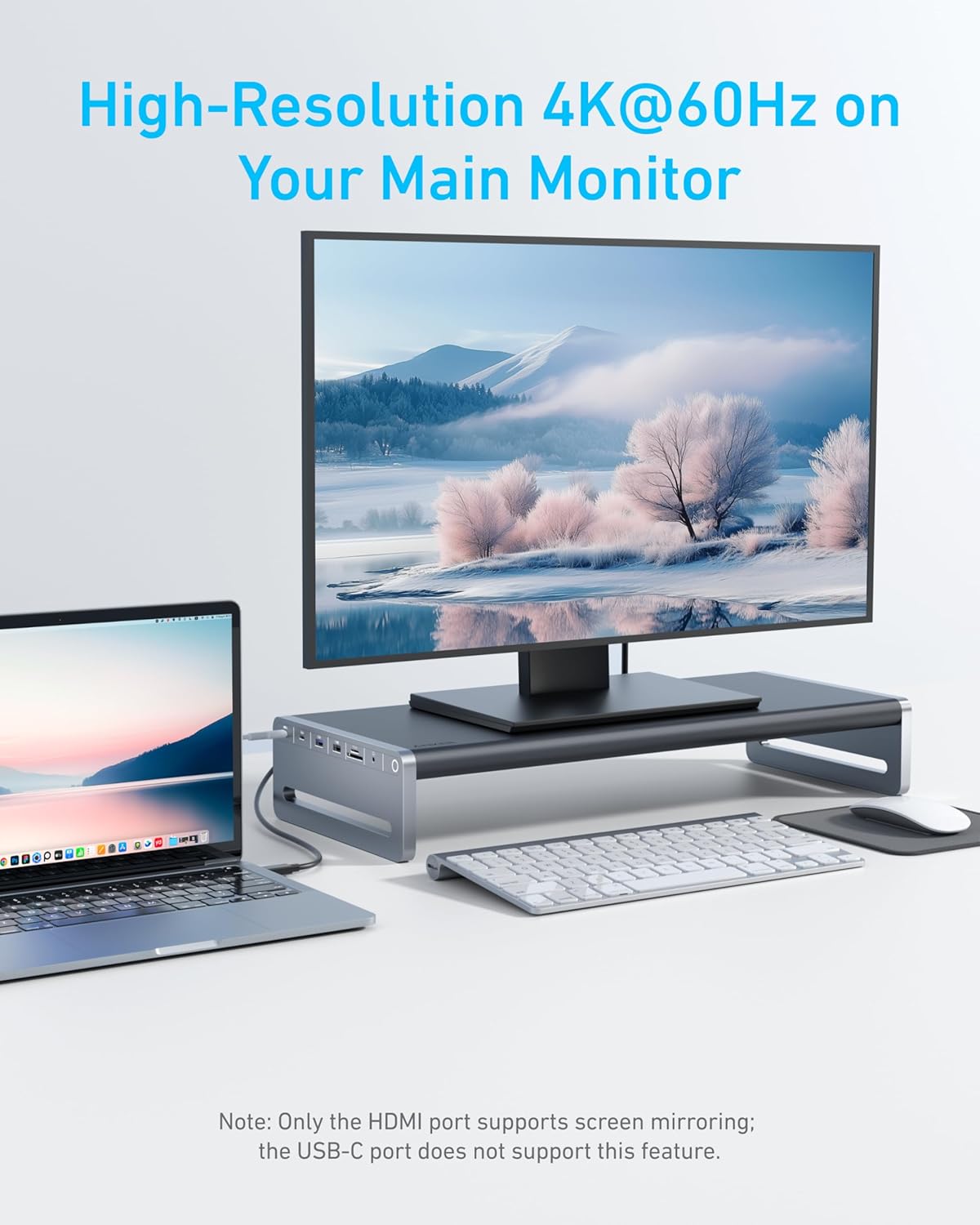 Anker USB-C Hub (10-in-1, Monitorstandfuß)