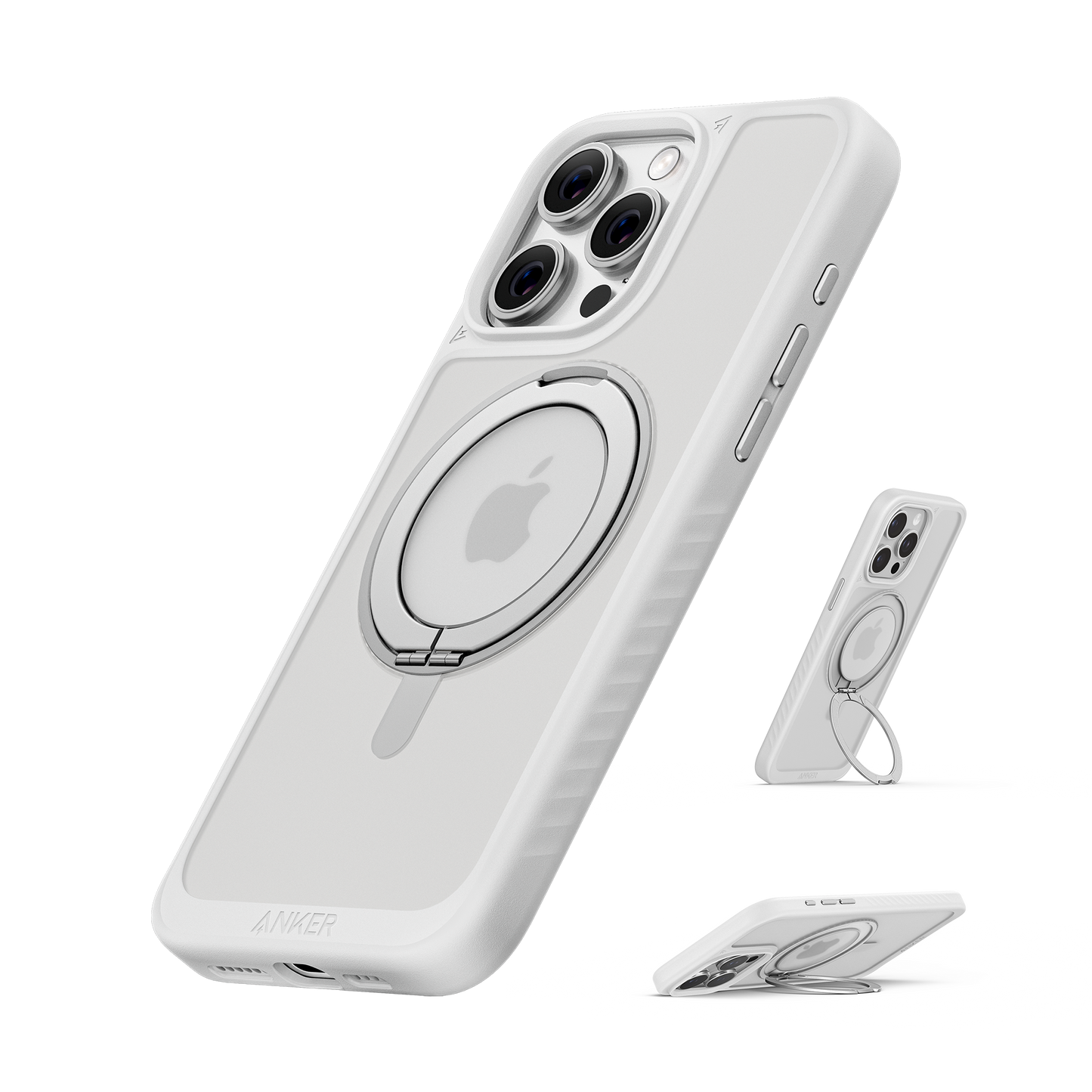 Anker MagGo magnetisches Handy-Case mit Ständer (360° Ringständer, für iPhone 16)-livestream