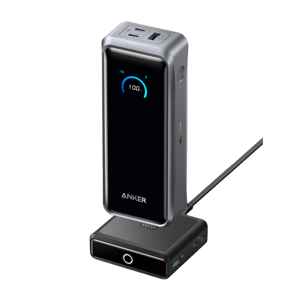 Anker Prime Powerbank  (26K, 300W) + Anker 100W Ladestation für Anker Prime Powerbank