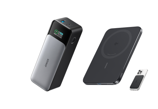 Anker 737 Powerbank (PowerCore 24K) + Anker Nano Powerbank  (5K, Magnetisch, Slim)