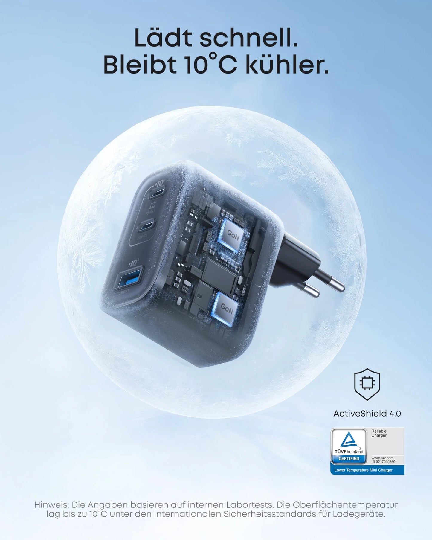 Anker Prime Ladegerät (200W, 6 Ports, GaN) + Anker Nano Ladegerät (70W, 3 Ports)